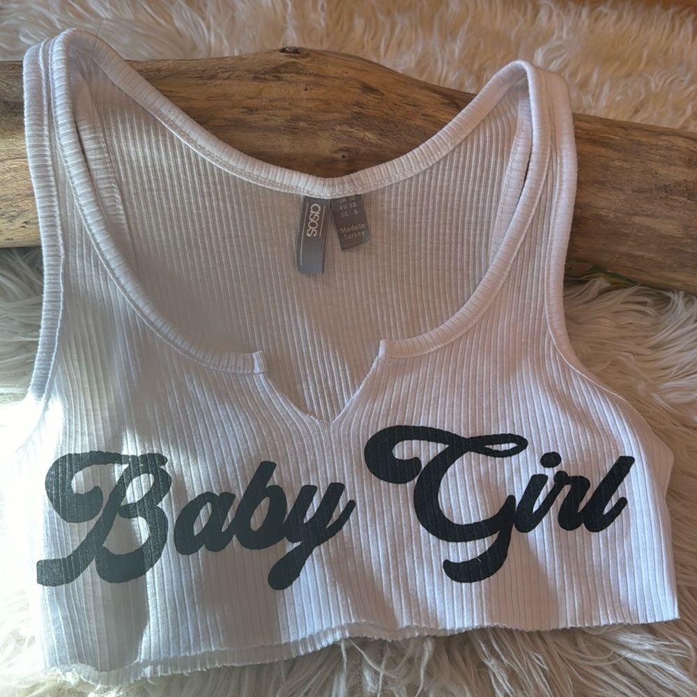 ASOS Baby Girl thin ribbed tank top